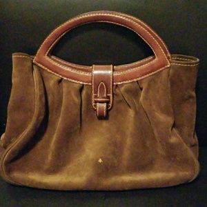Vintage Suede Fiocchi Italy purse